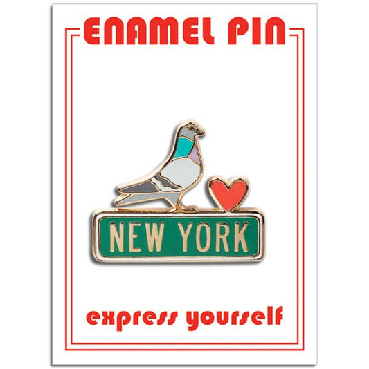 New York City Pigeon Pin