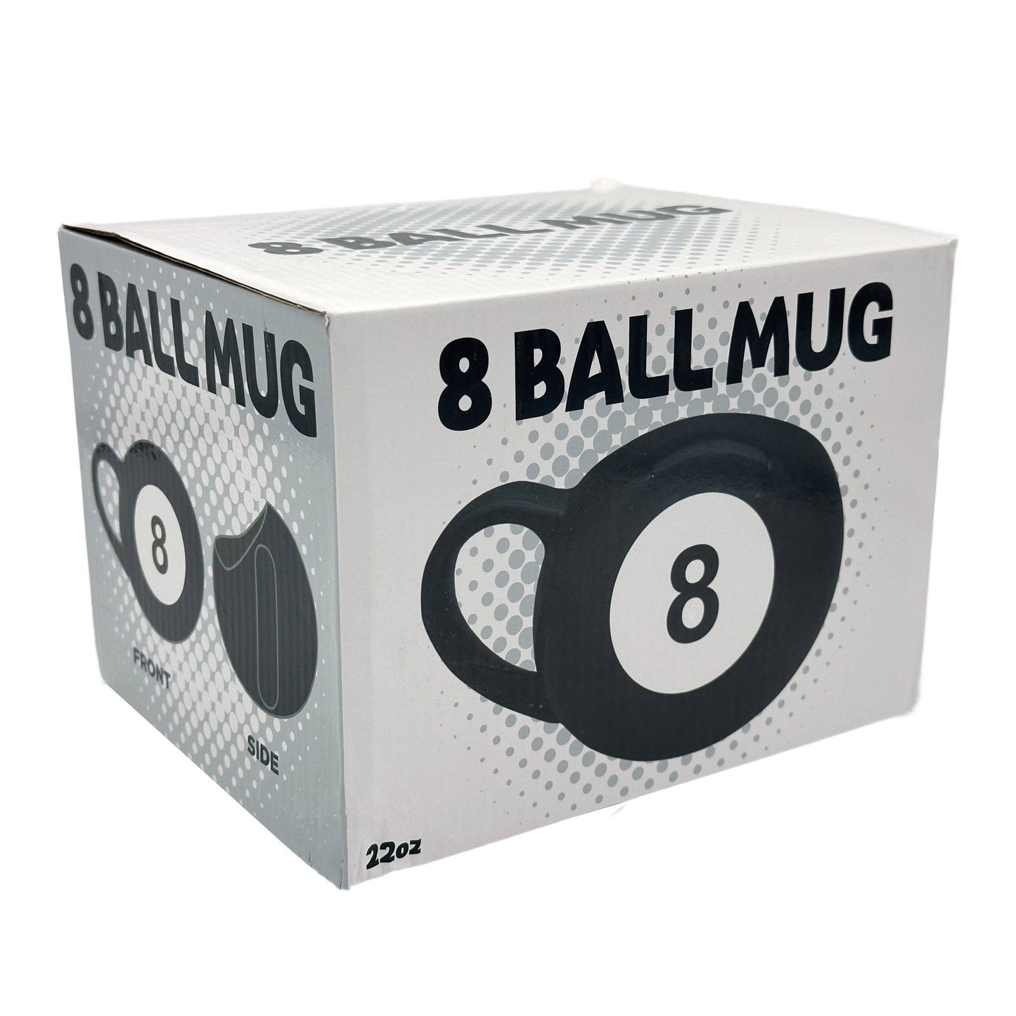 Giant 8 Ball Novelty Round Coffee Mug