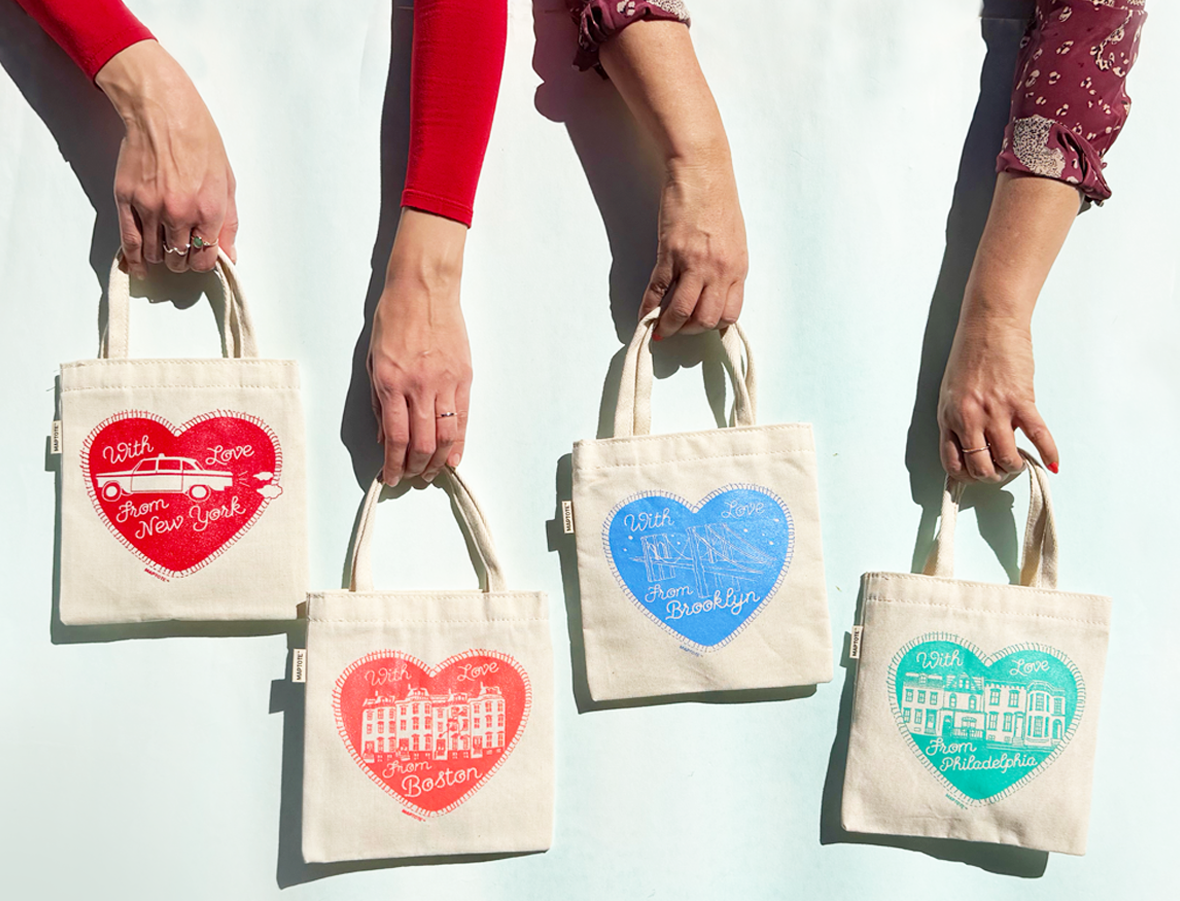 New York City Heart Tiny Tote