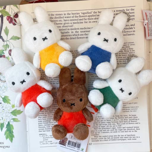 K_Wonderland - Miffy Classic Plush Stand Bag Charm Key Holder Gift