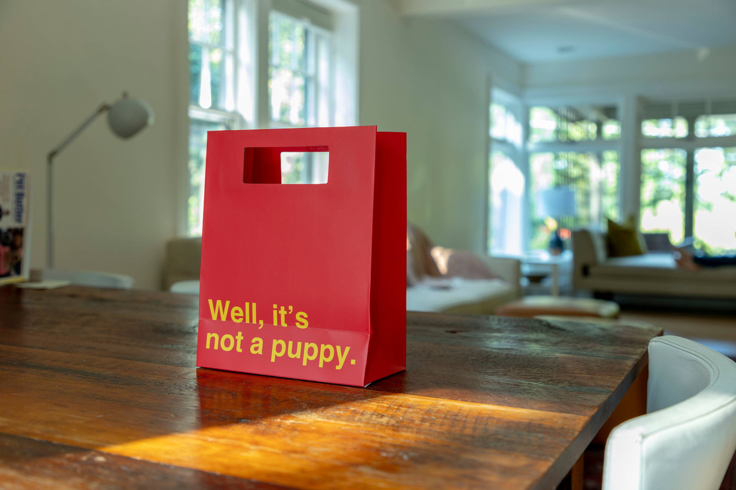 Prank-O - Funny "Not a Puppy" Gift Bag