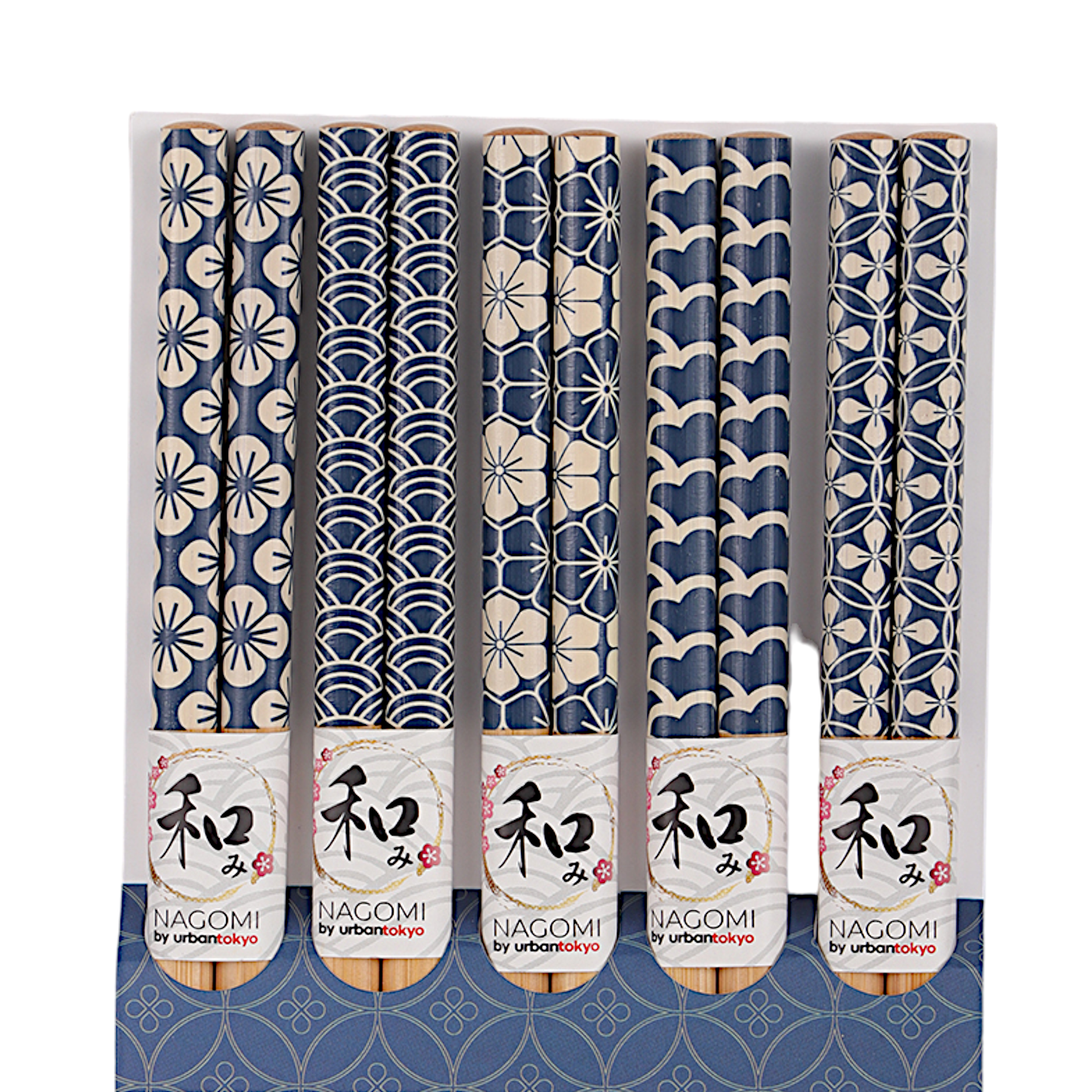 5 Piece Chopsticks Set Patterns