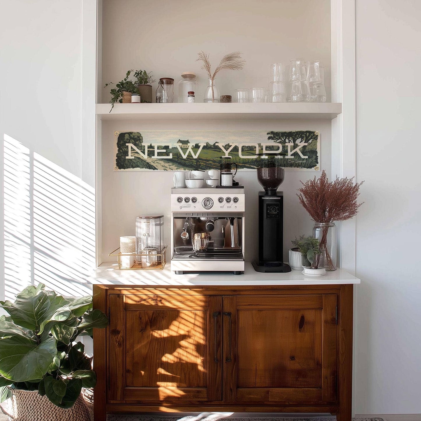 New York Felt Banner