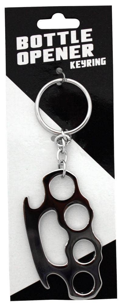 Brass Knuckles Opener Key Chain