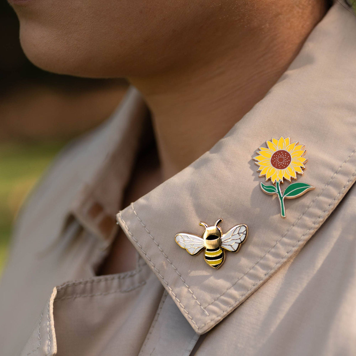 Queen Honey Bee Pin, Bee Gifts