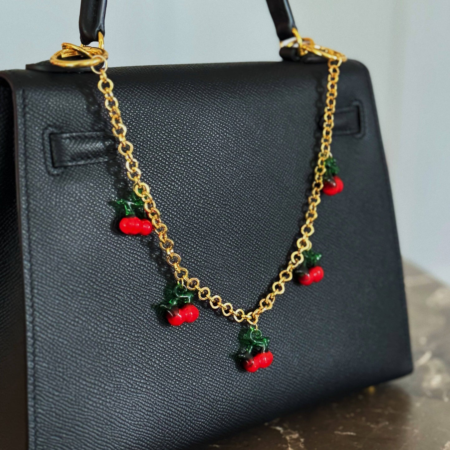 Ellison+Young - Sweet Cherry Drops Bag Charm
