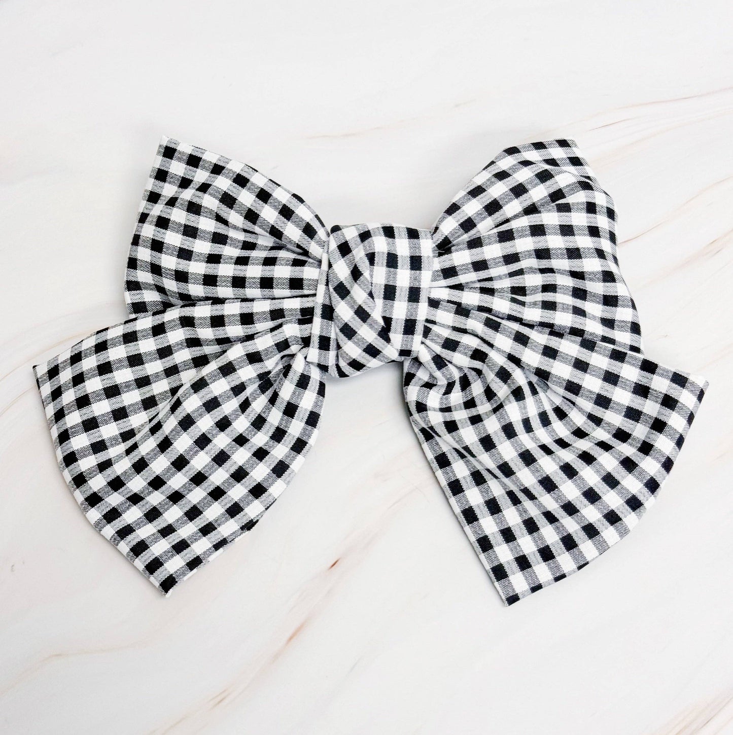 Ellison+Young - Gingham Bow Pretty Bow Hair Clip