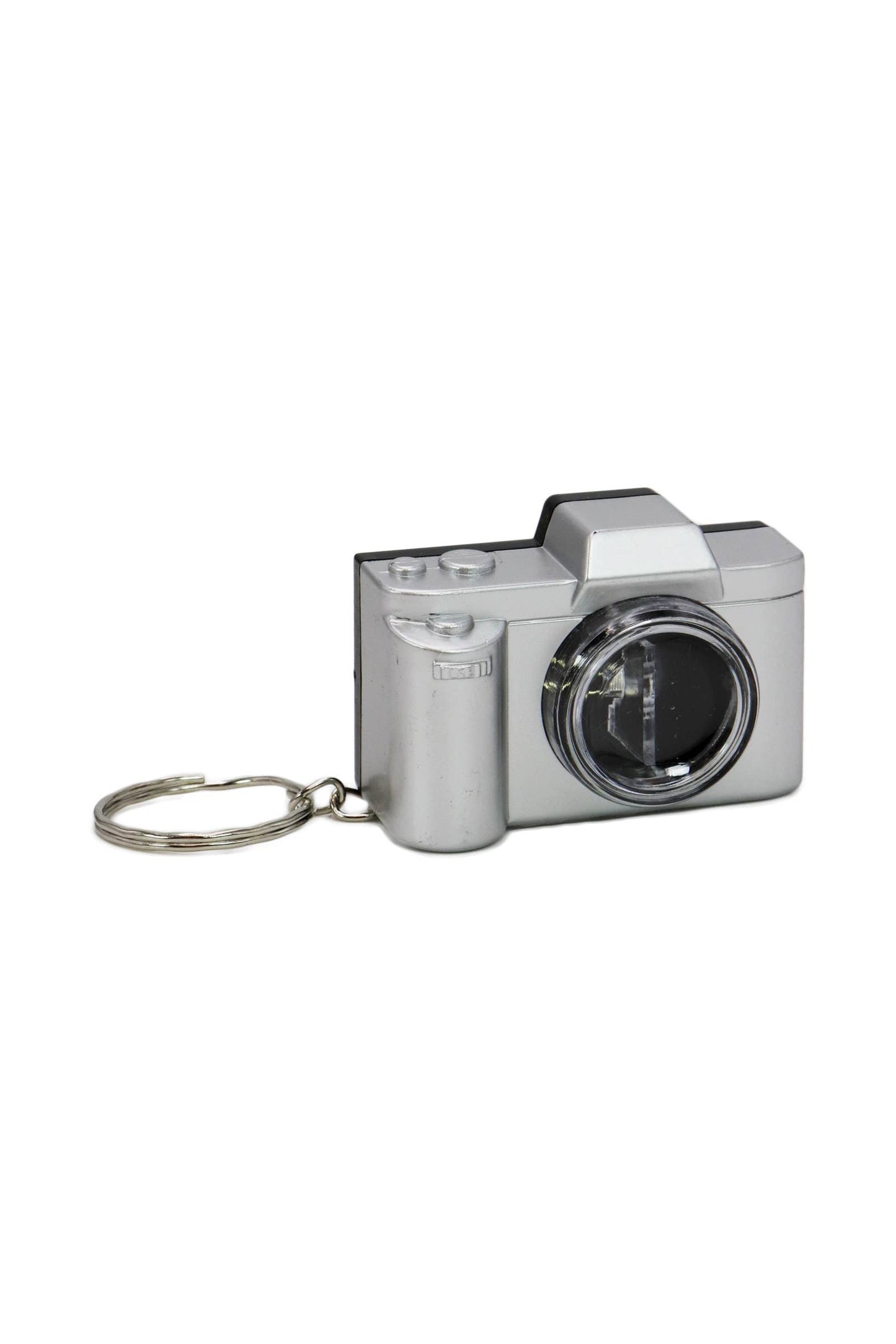 Retro Camera Red & Blue Light Flashing Key Chain