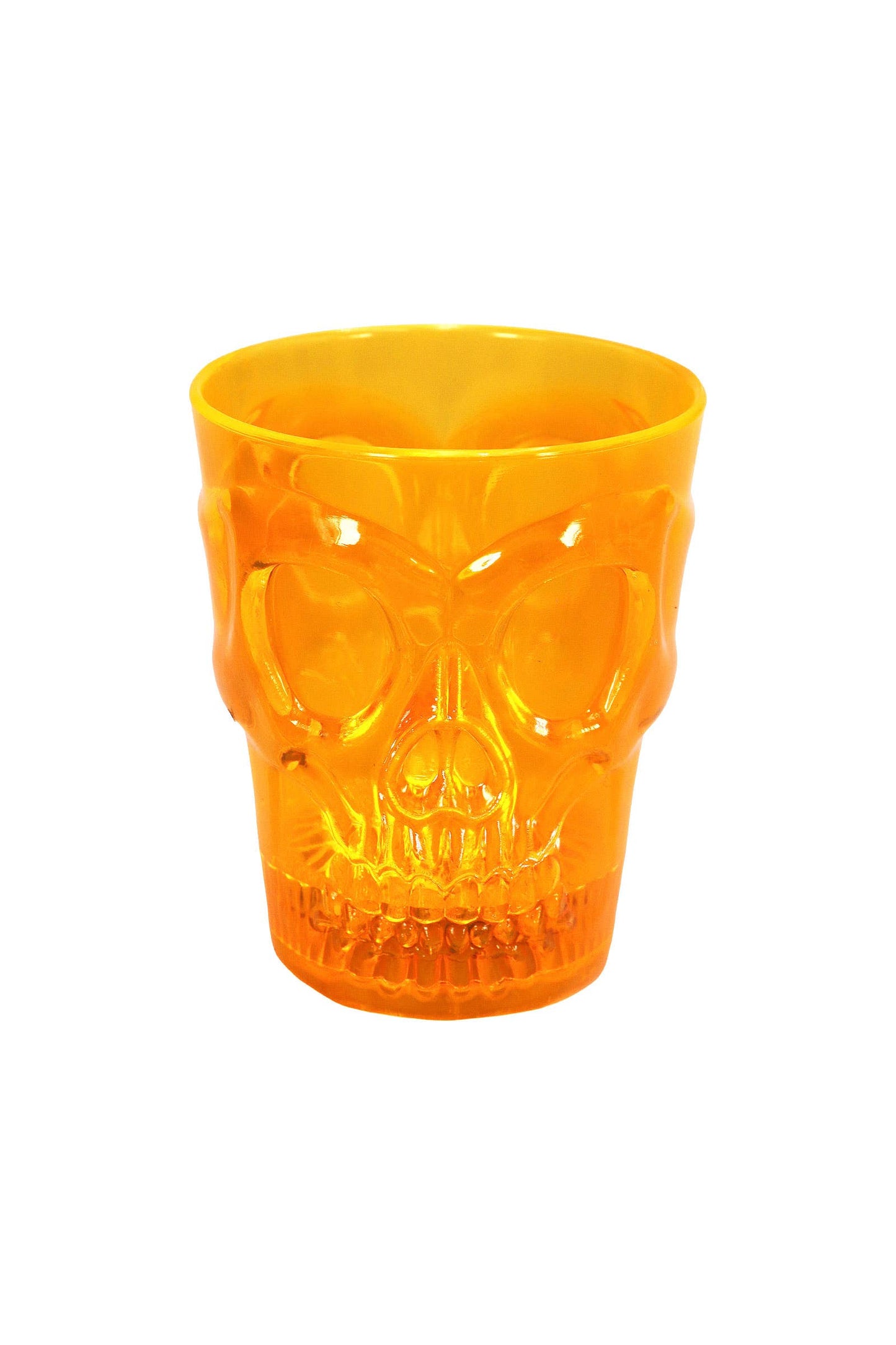 Halloween Skull Led Color Plastic Shot Glass