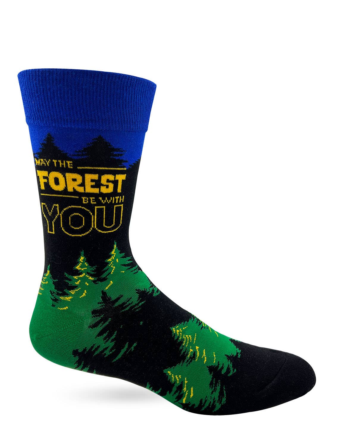 May The Forest Be With You Men's Novelty Crew Socks