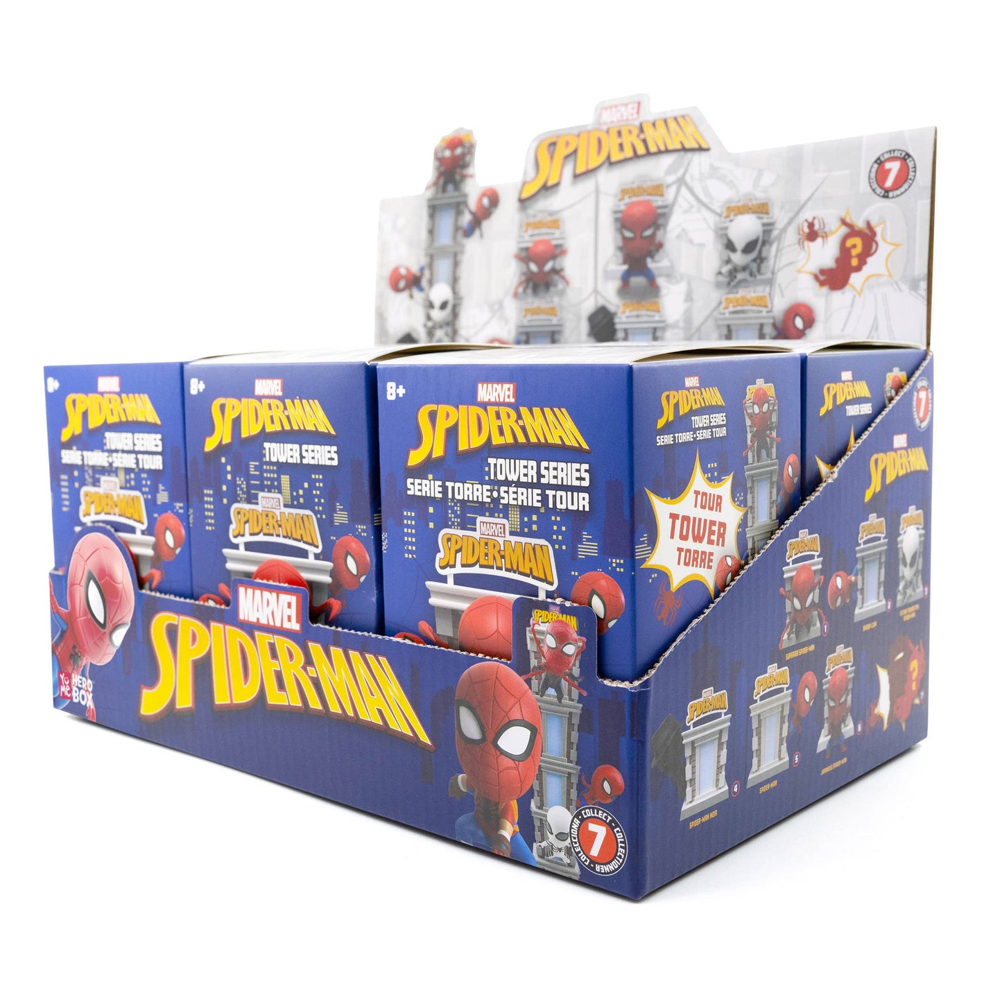 Marvel Spider-Man Tower Series Hero Box - Blind Box CDU