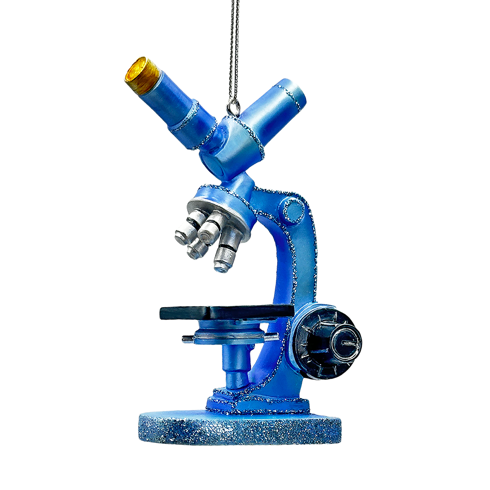 Microscope Lab Magic Science Ornament, Scientist Gift