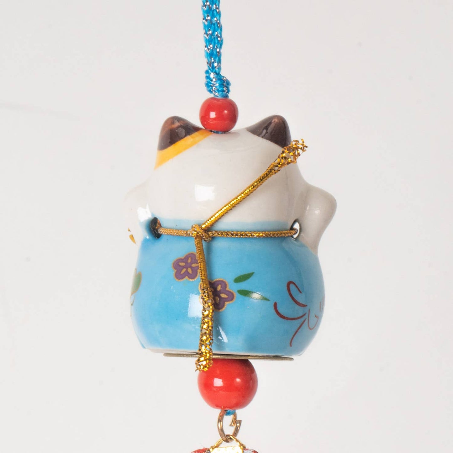 13 Inch Length Maneki Neo Lucky Cat Hanging Charm (12/120)