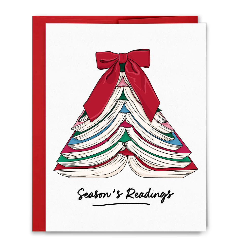Season’s Readings Bookish Christmas Card