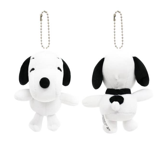 Snoopy Plush Bag Charm Key Chain- 10cm