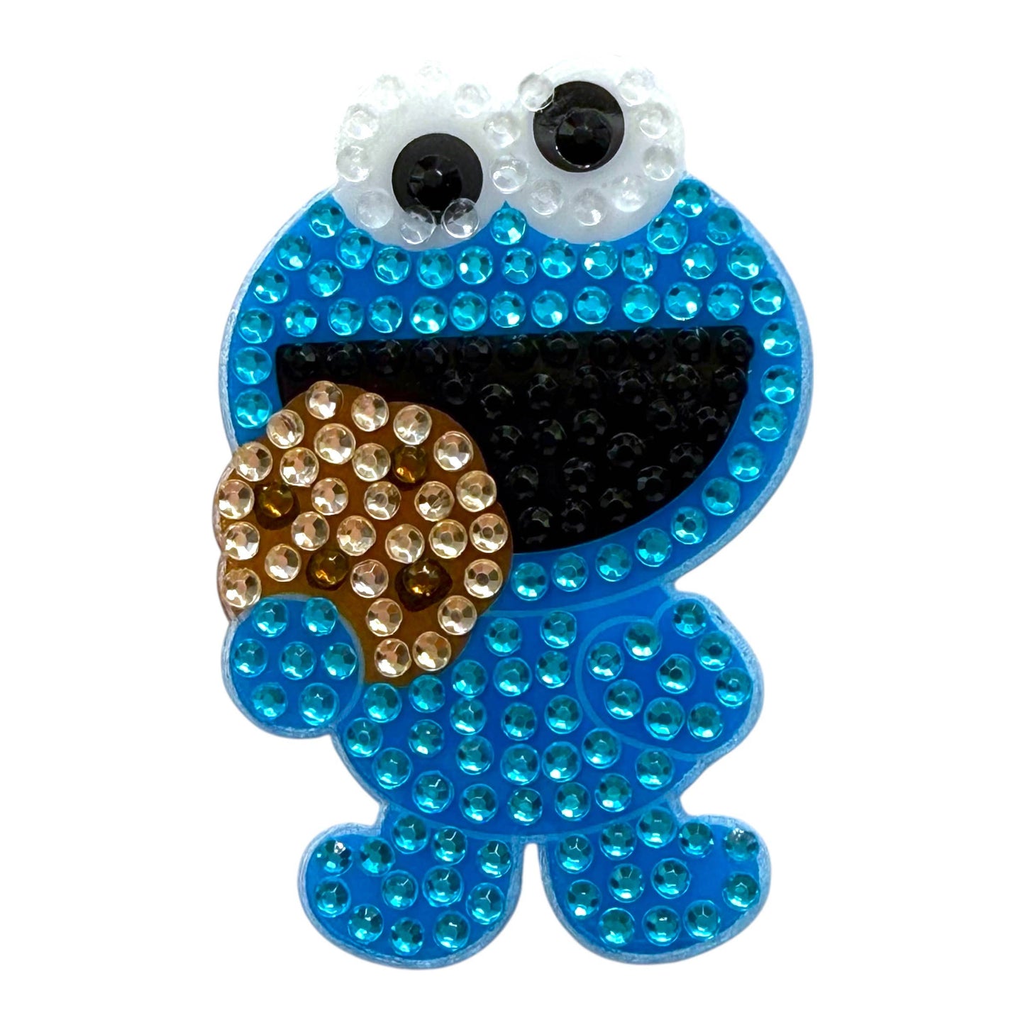 Cookie Monster Sesame Street Rhinestone Sticker 2 Inch