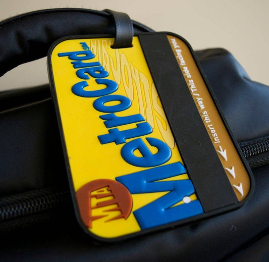 New York Luggage Tag Subway MTA MetroCard