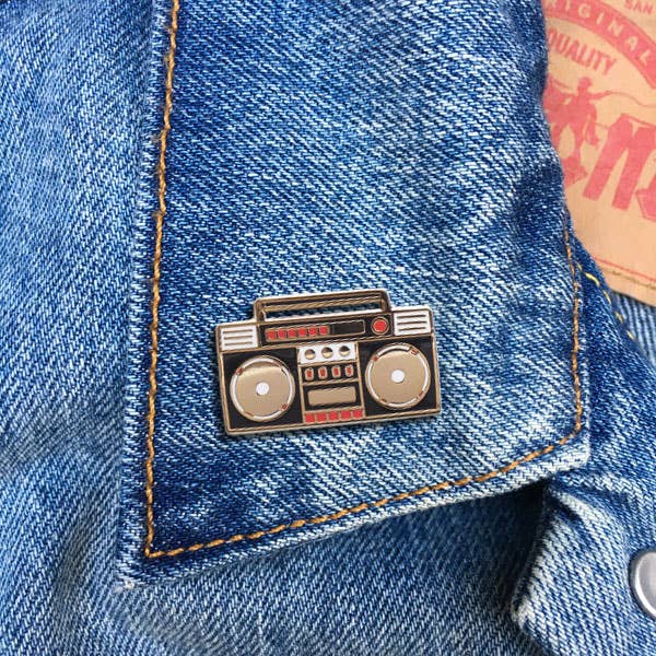 Boombox Pin