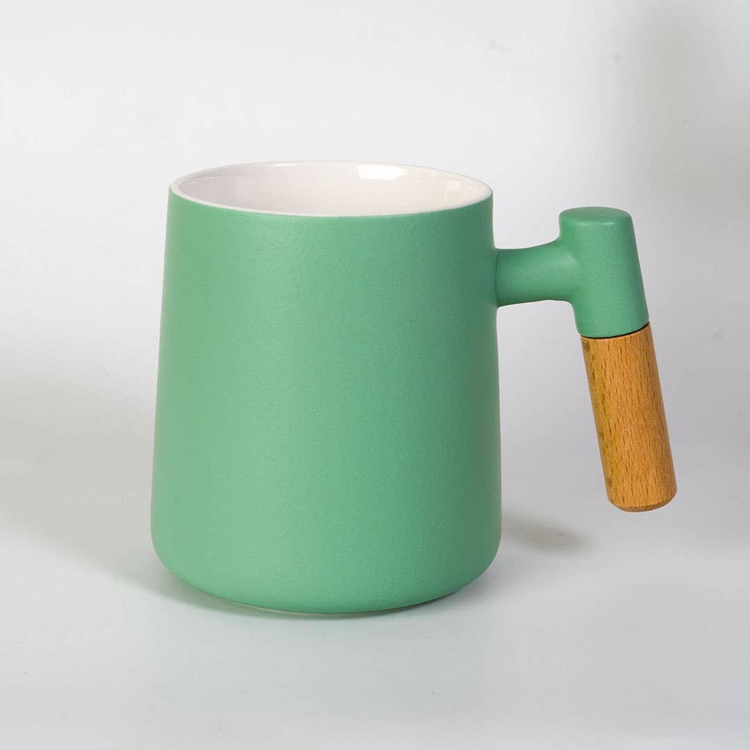 Urban Tokyo - 15oz Tea Mugs with Lid and Infuser for Loose Leaf Tea Mint Green (4/48)