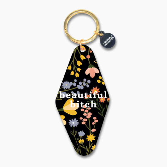 Properly Improper - Beautiful Bitch - Printed Keychain