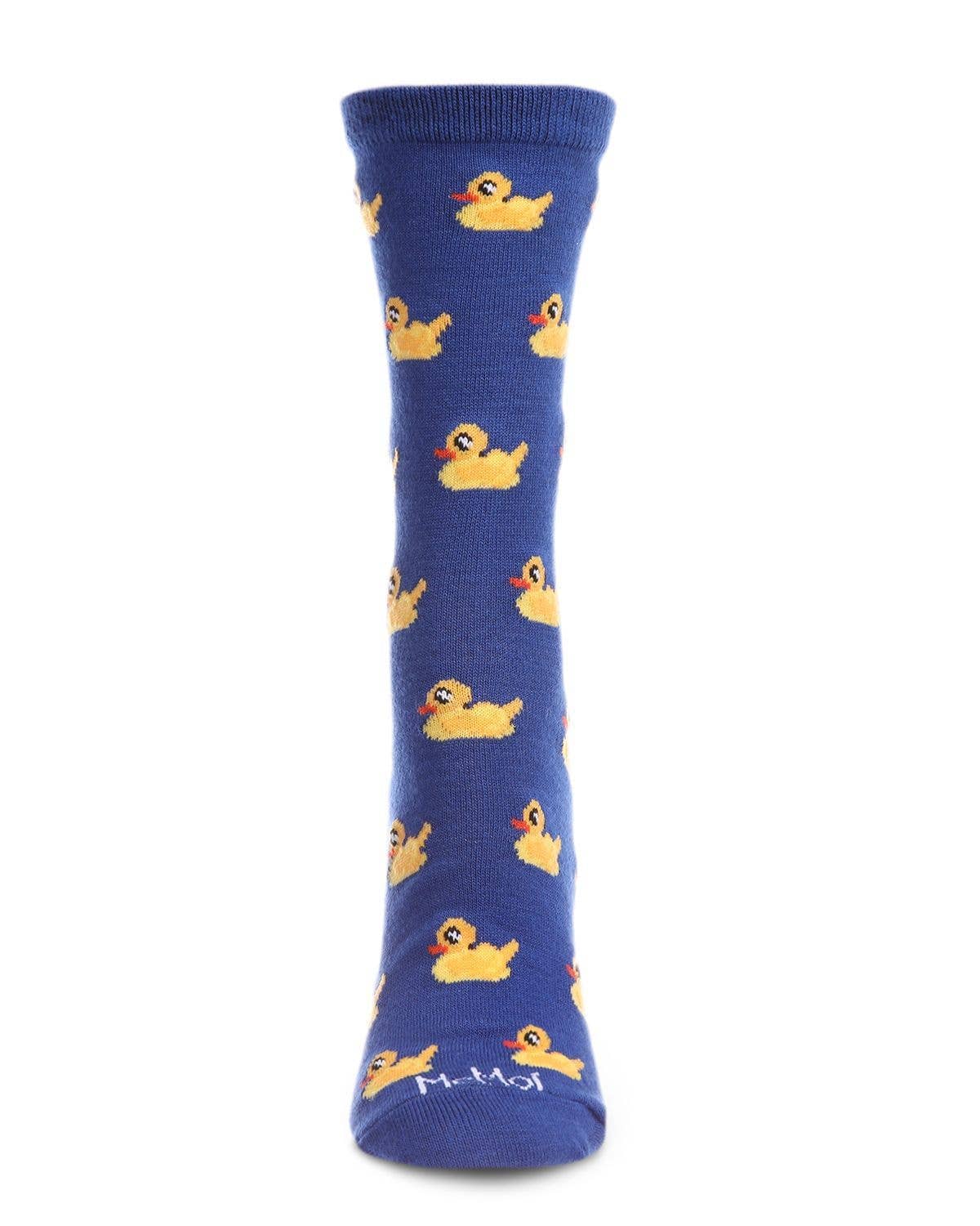 Rubber Ducks Bamboo Blend Crew Socks