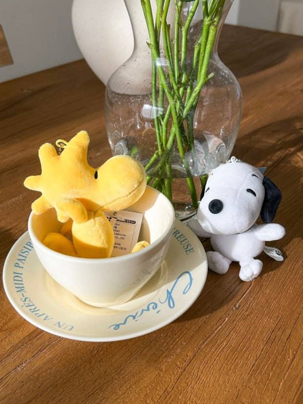 Snoopy Plush Bag Charm Key Chain- 10cm