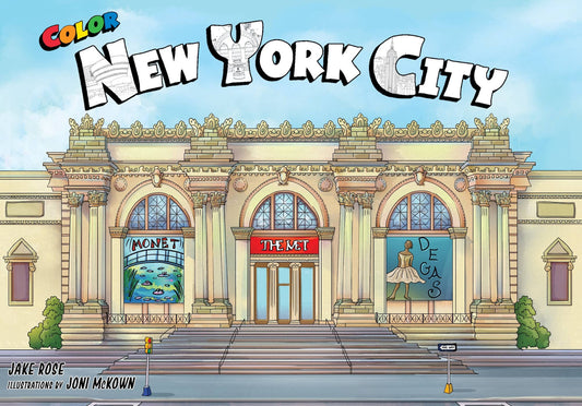 Color New York City coloring book