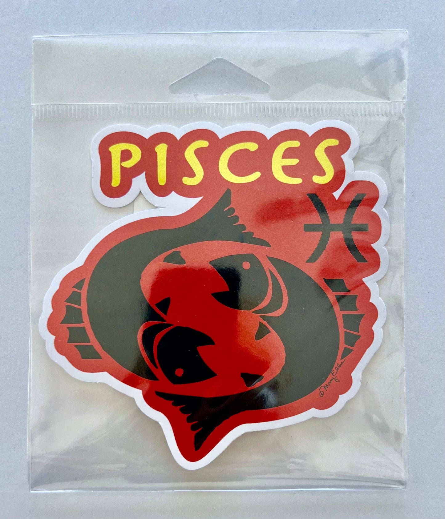 Mary Ellis - Pisces Sticker | Zodiac Sticker | Astrology Gift