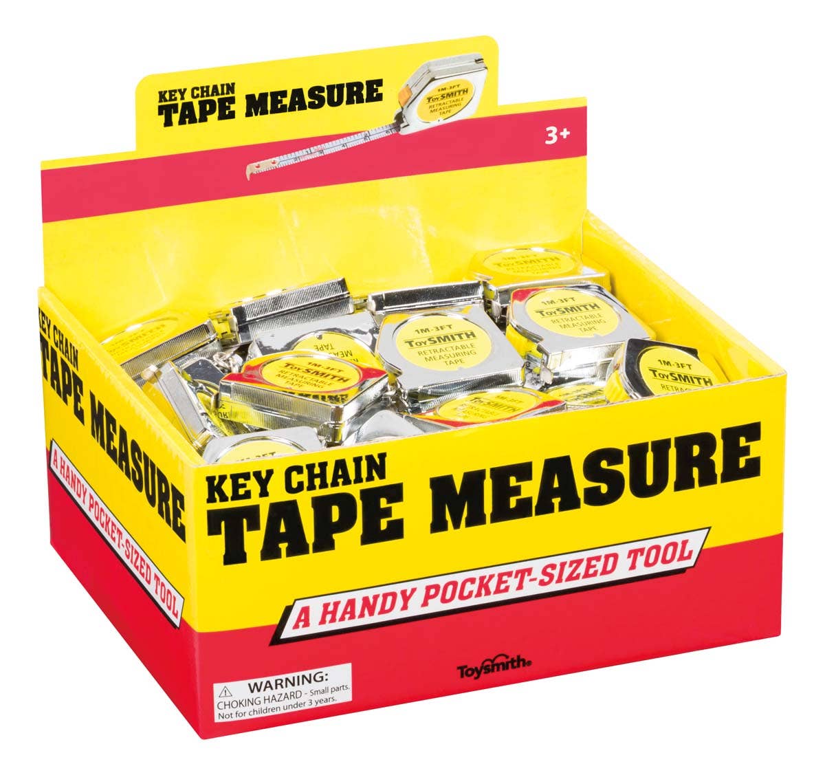 Key Chain Tape Measure, Small 1.25"