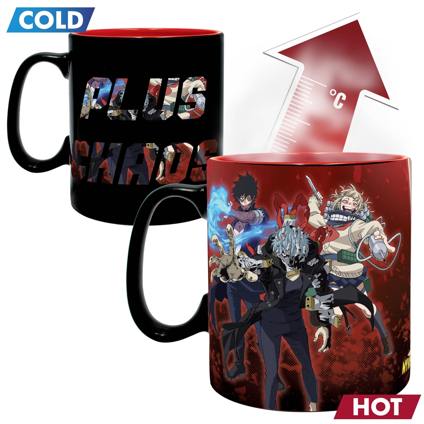 ABYstyle - My Hero Academia Heroes Heat Change Mug 16 Fl Oz