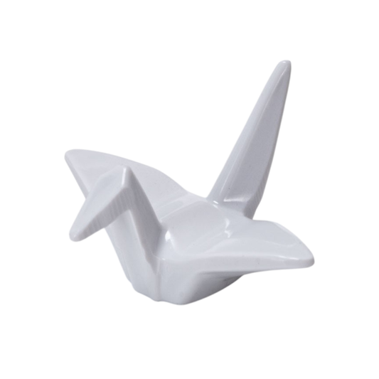 Urban Tokyo - Origami Crane Melamine Chopsticks Rest 2"L White (12/288)