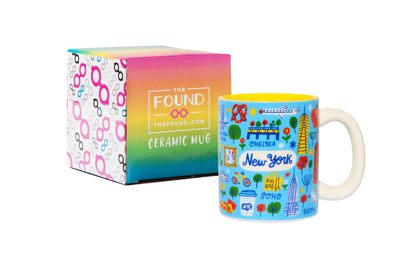 New York Landmarks Coffee Mug
