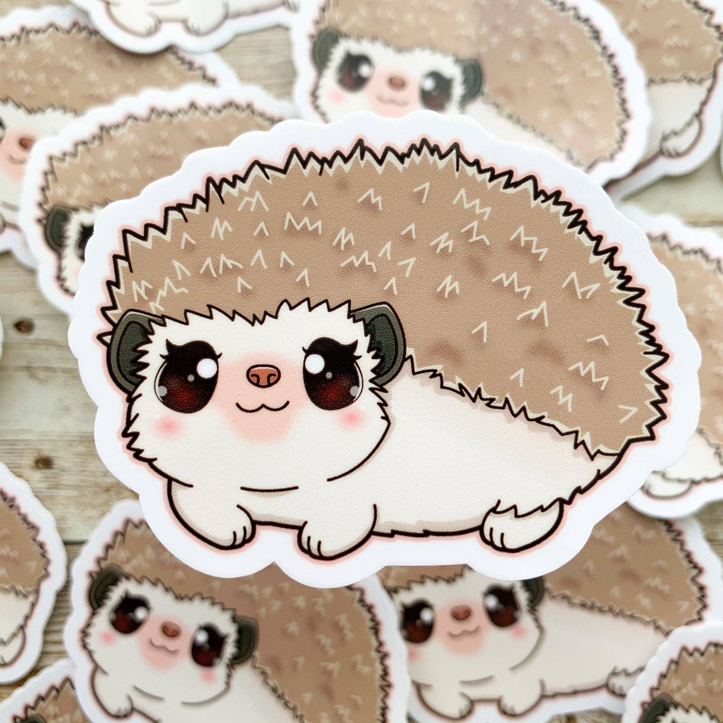 Hedgehog Vinyl Sticker / Waterproof