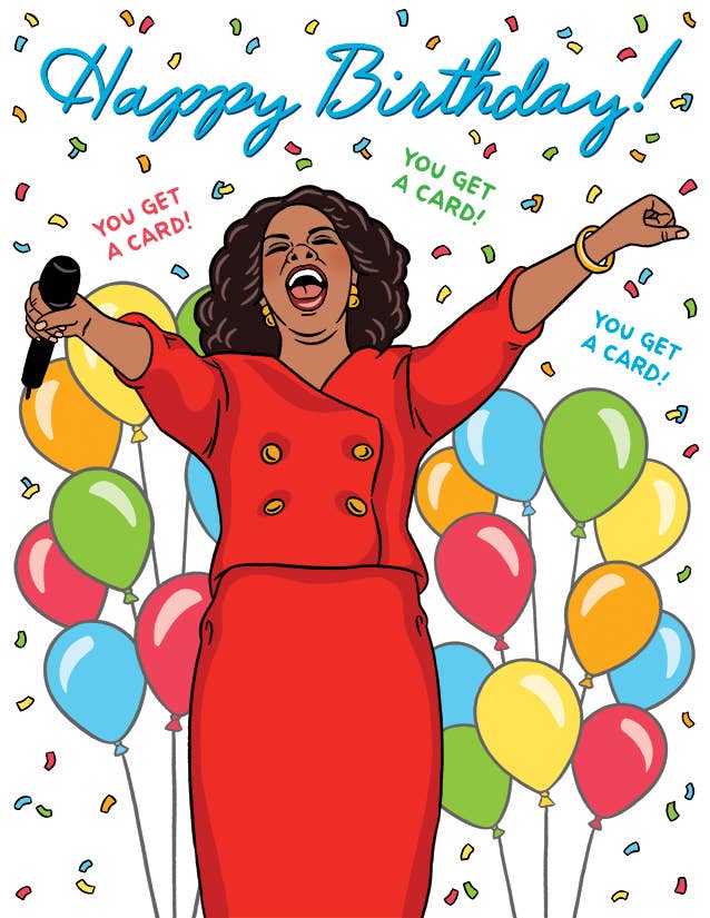 THE FOUND - Oprah Happy Birthday Card