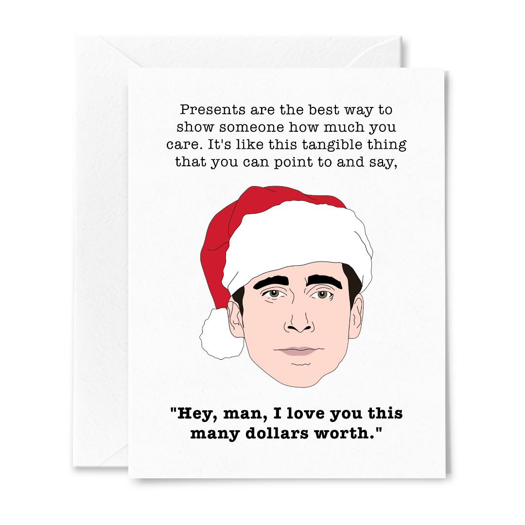 Michael S Christmas Presents Card