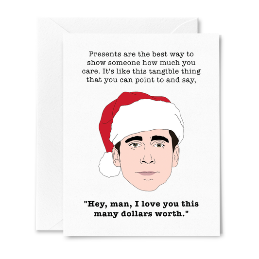 Michael S Christmas Presents Card