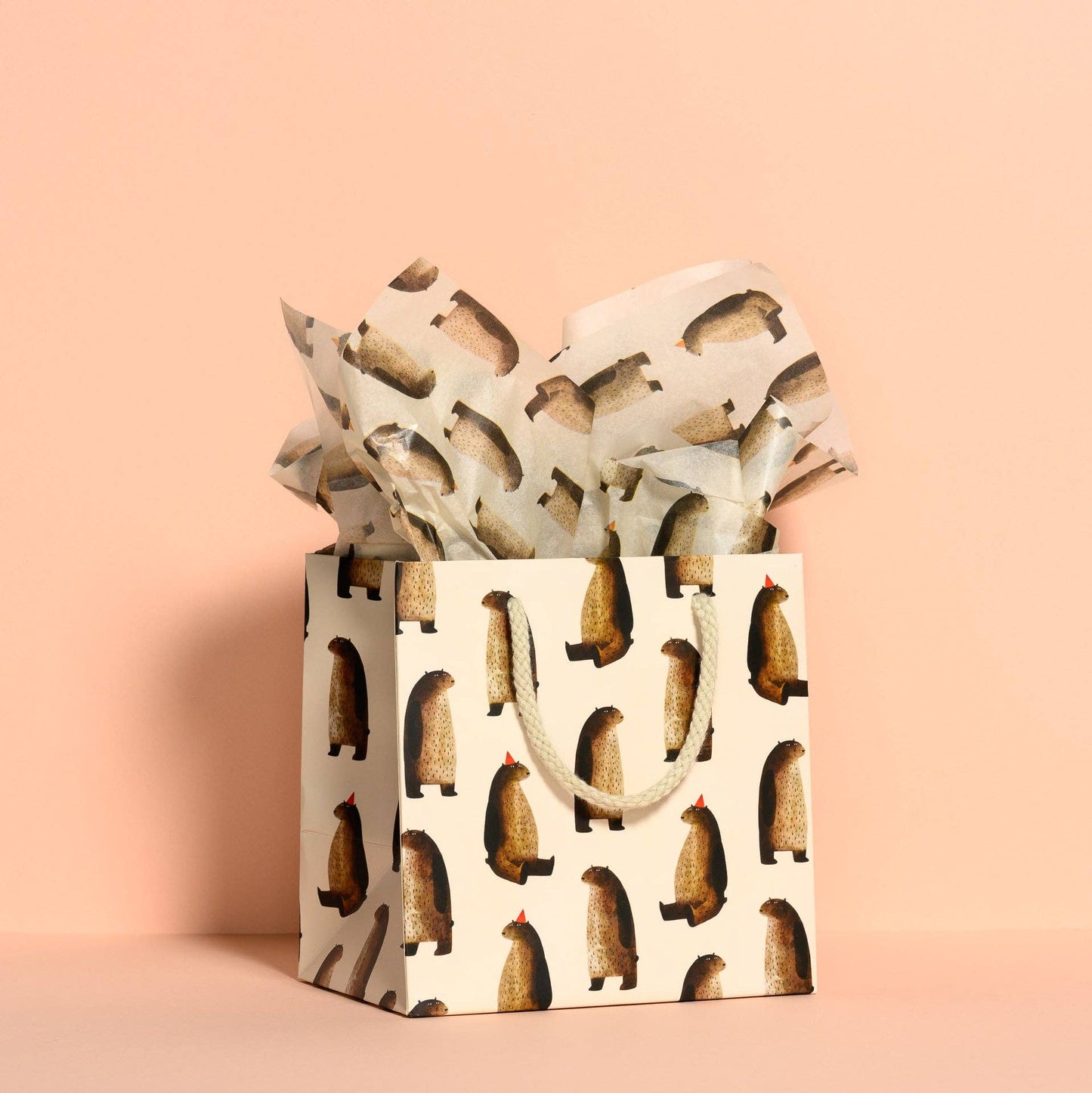 Red Cap Cards - Party Bear tissue paper