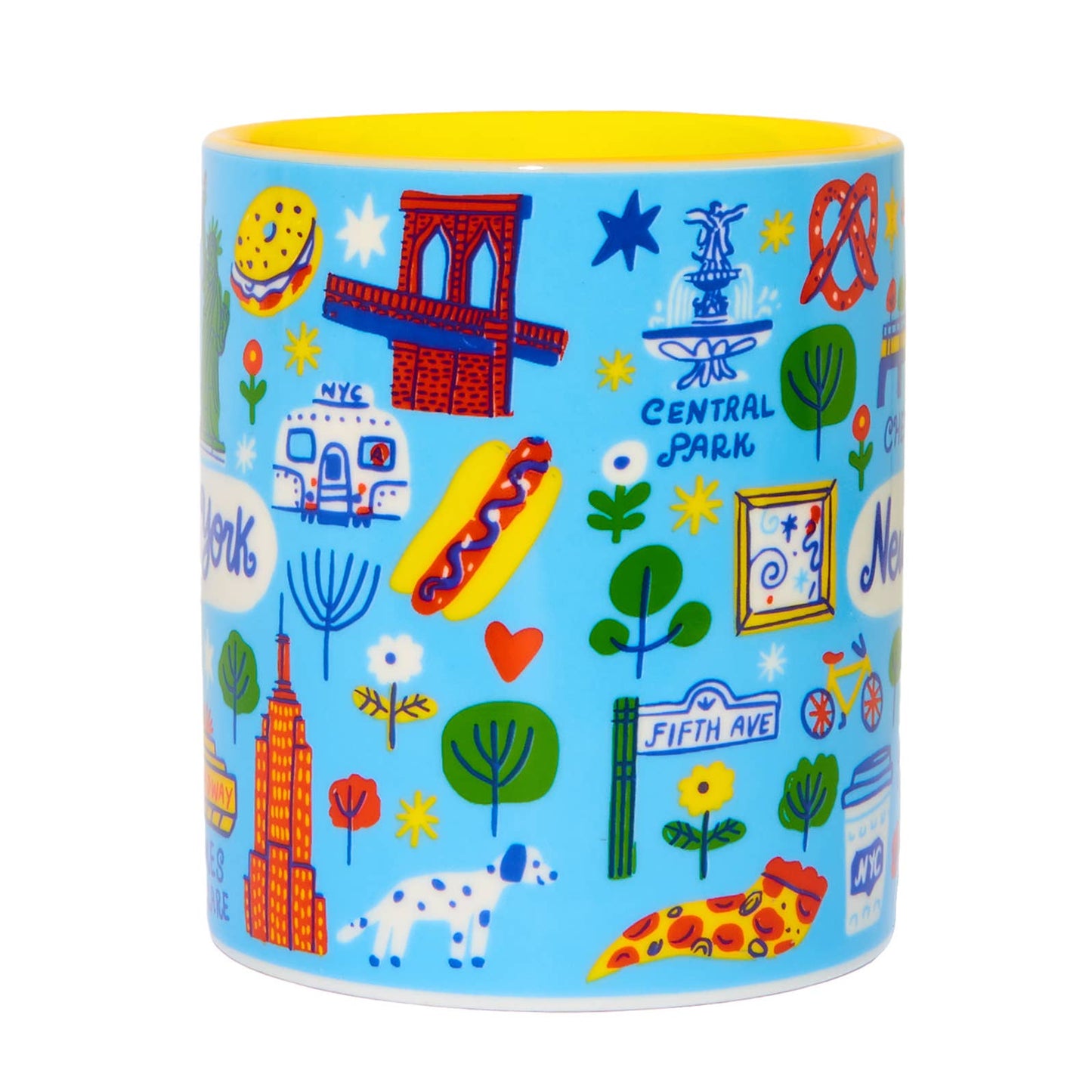 New York Landmarks Coffee Mug