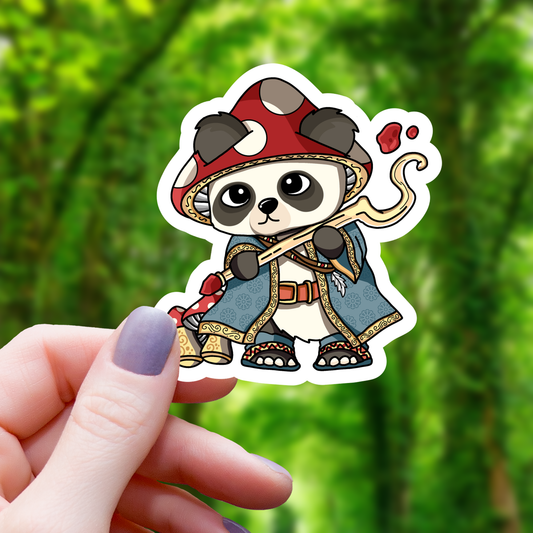 Mimic Gaming Co - Panda Druid RPG Inspired Sticker - 3"