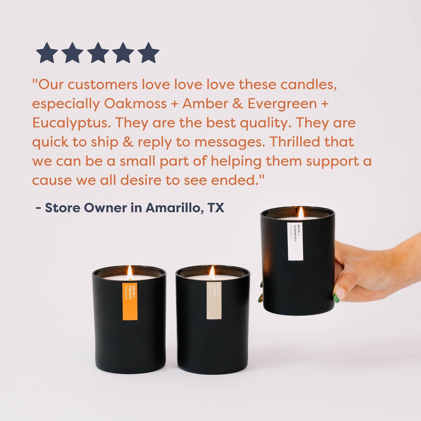 Calyan Wax Co. - Vetiver + Tonka - Matte Black Tumbler Soy Candle
