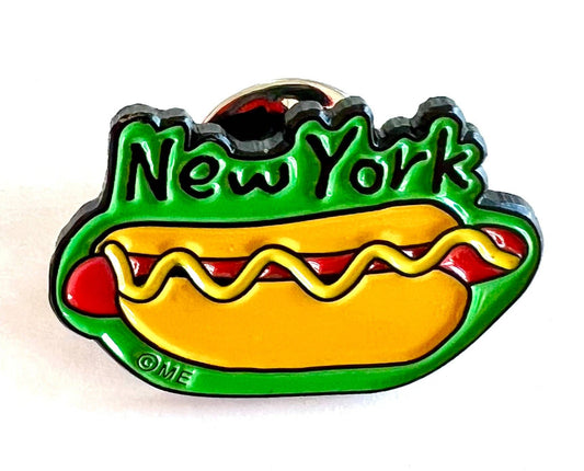 Mary Ellis - New York Hot Dog Pin