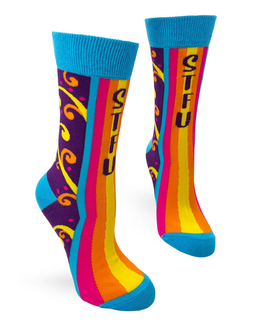 Fabdaz - STFU Ladies' Novelty Crew Socks
