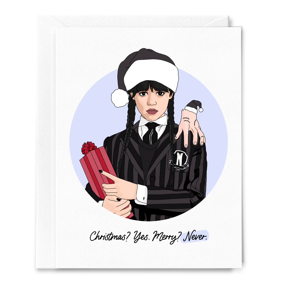 Christmas? Yes. Merry? Never. Card