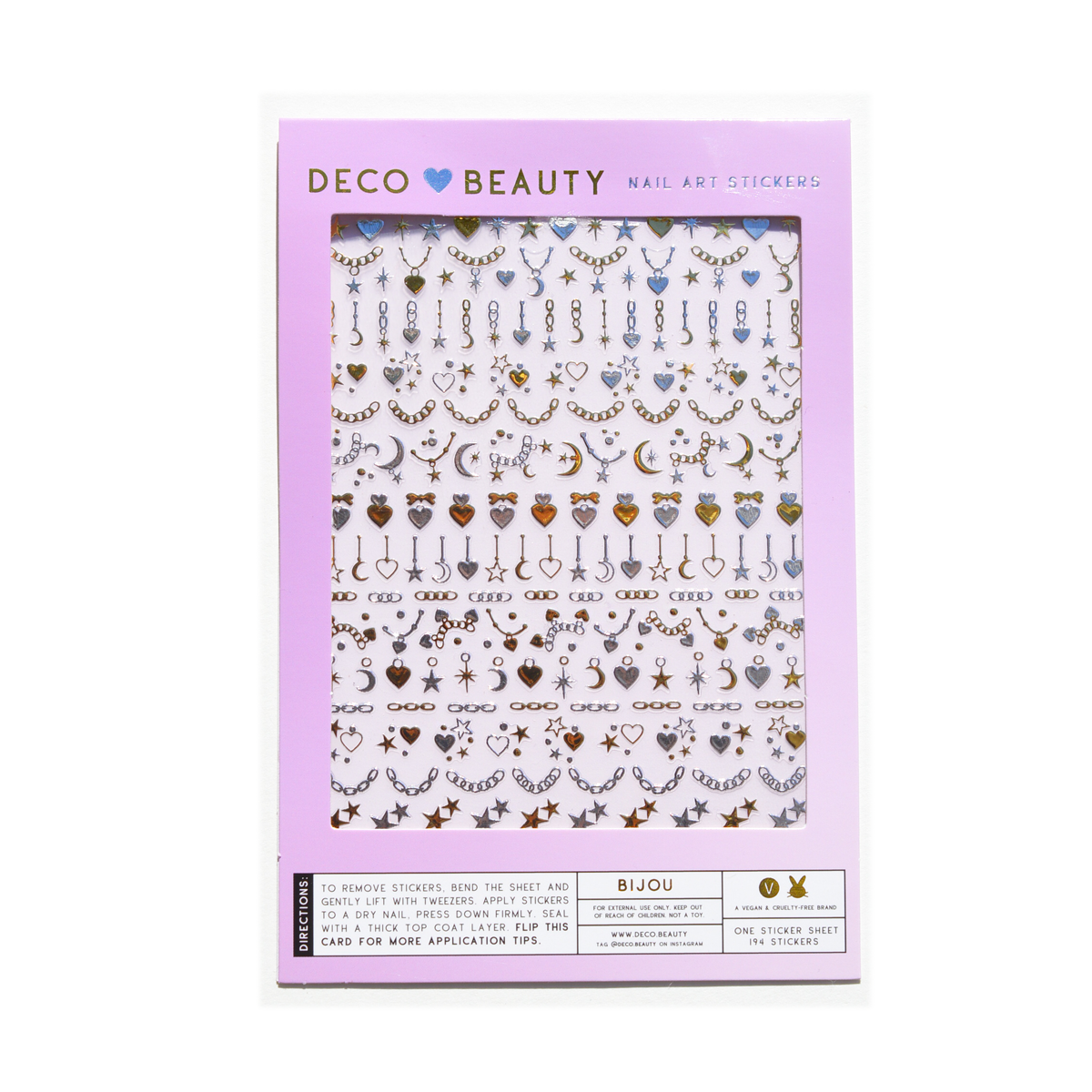 Nail Art Stickers - Bijou