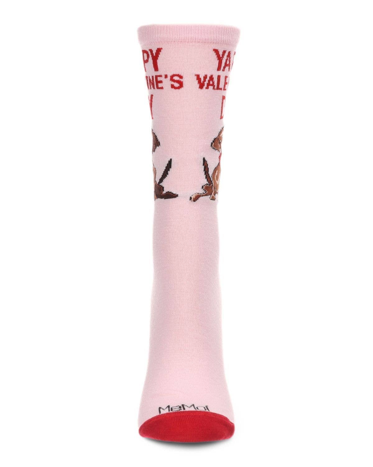 Yappy Vday Bamboo Blend Crew Sock