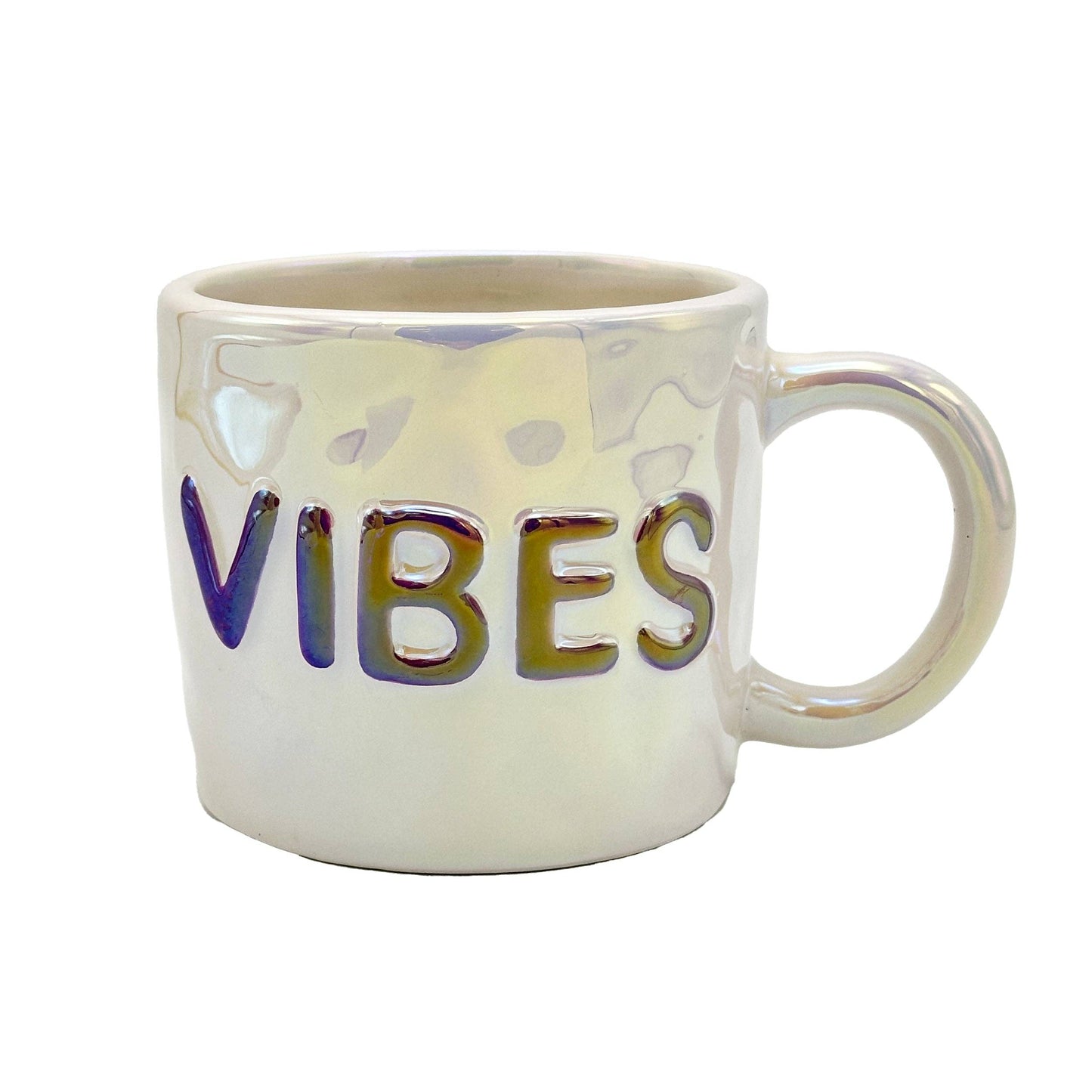 Vibes Iridescent Novelty Coffee Mug