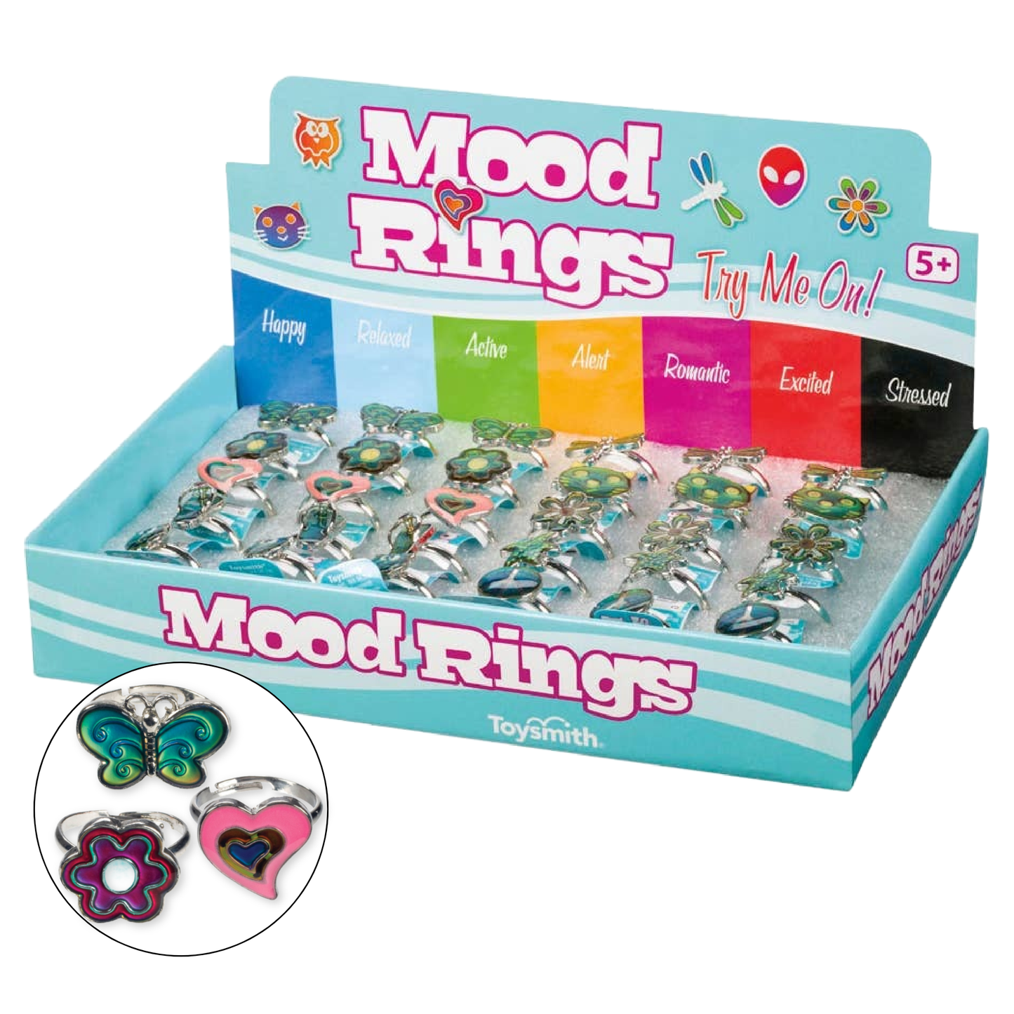 Cutie Mood Ring, Display of 30