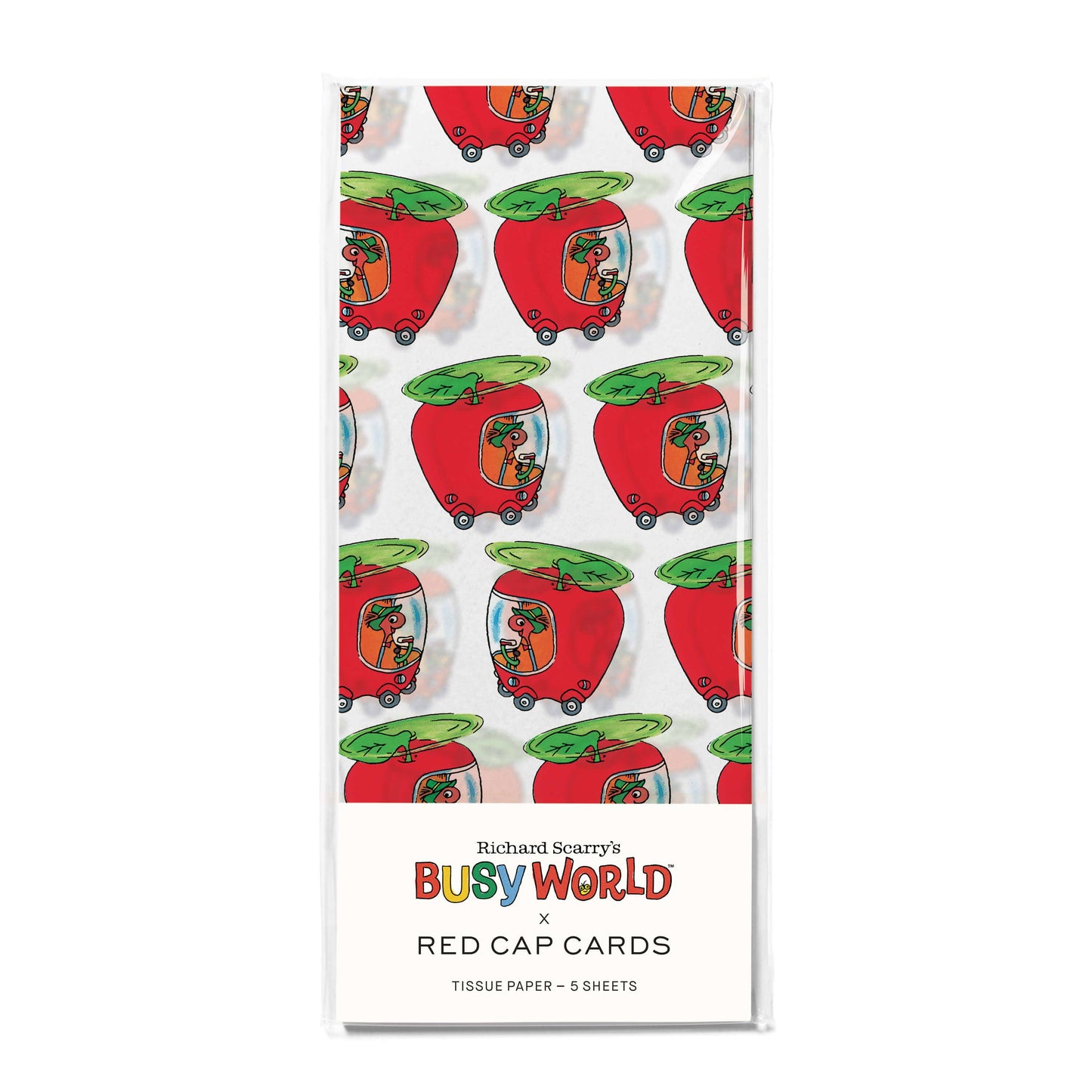 Lowly's Apple Car tissue paper