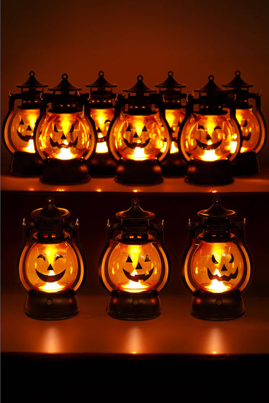 Halloween Pumpkin Head Led Jack O' Lantern With Display Box
