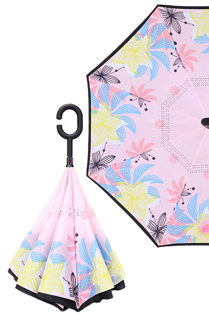 Cap Zone - Various Print Inside-Out Double Canopy Umbrella